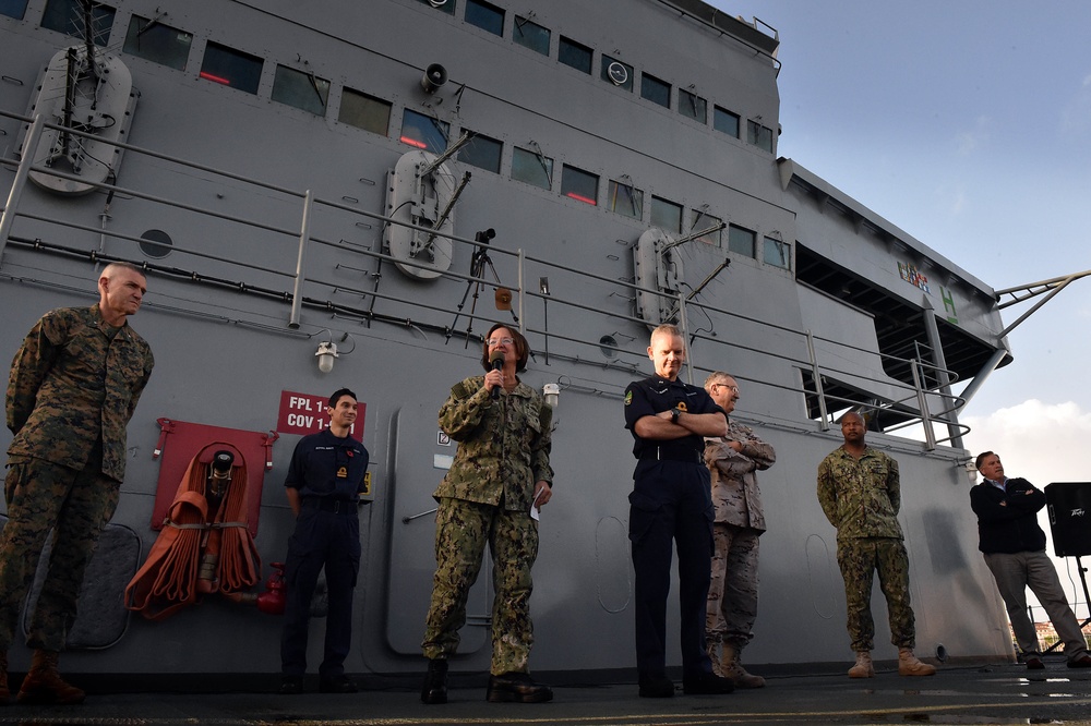 STRIKFORNATO Embarks USS Mount Whitney