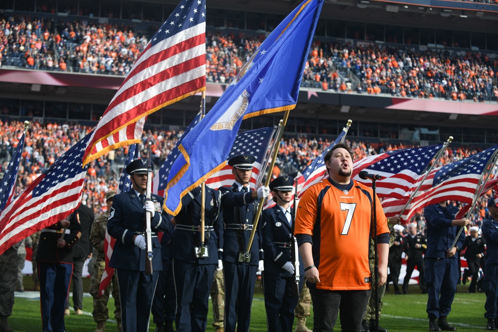 Denver Broncos host service members for Salute to Service game