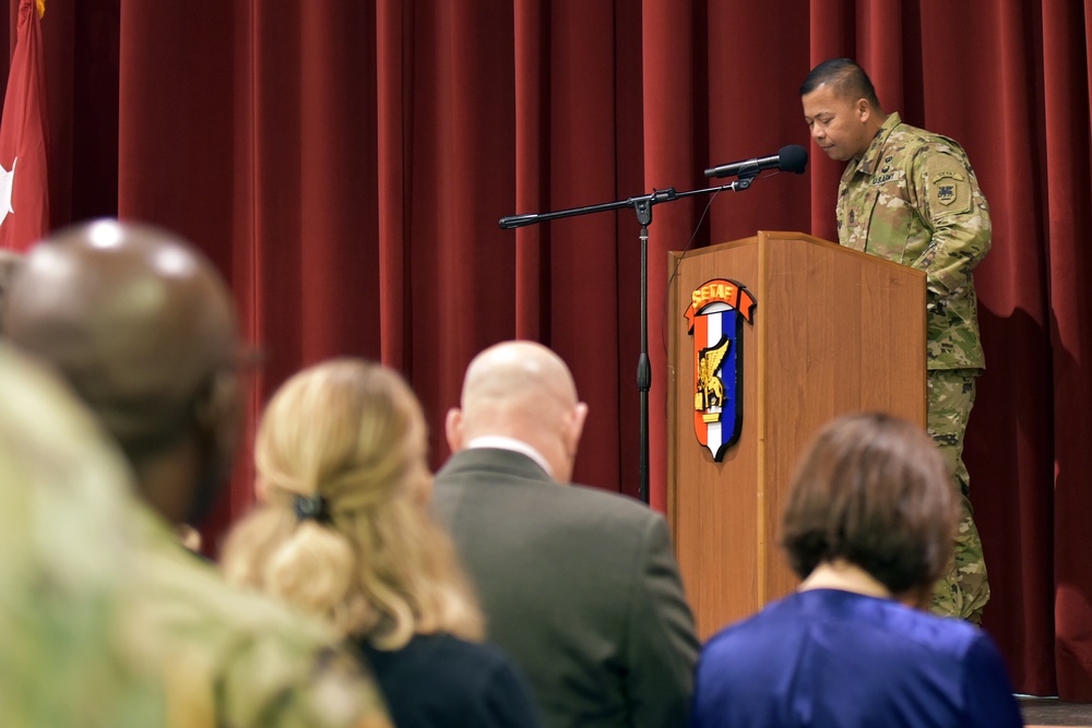 U.S. Army Africa Relinquishment of Responsibility