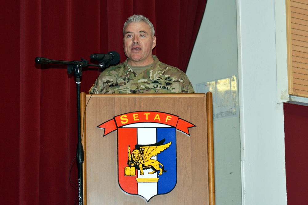 U.S. Army Africa Relinquishment of Responsibility