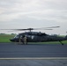 Evening flight over Chievres Air Base on a UH-60