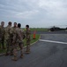 Evening flight over Chievres Air Base on a UH-60