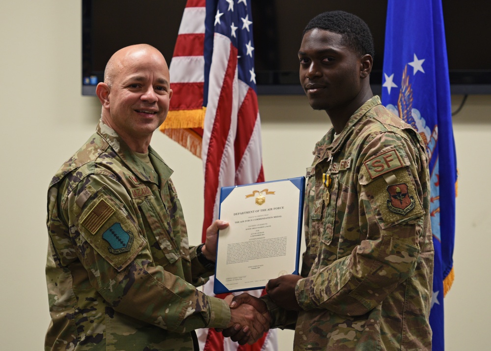 Airmen awarded for courageous acts