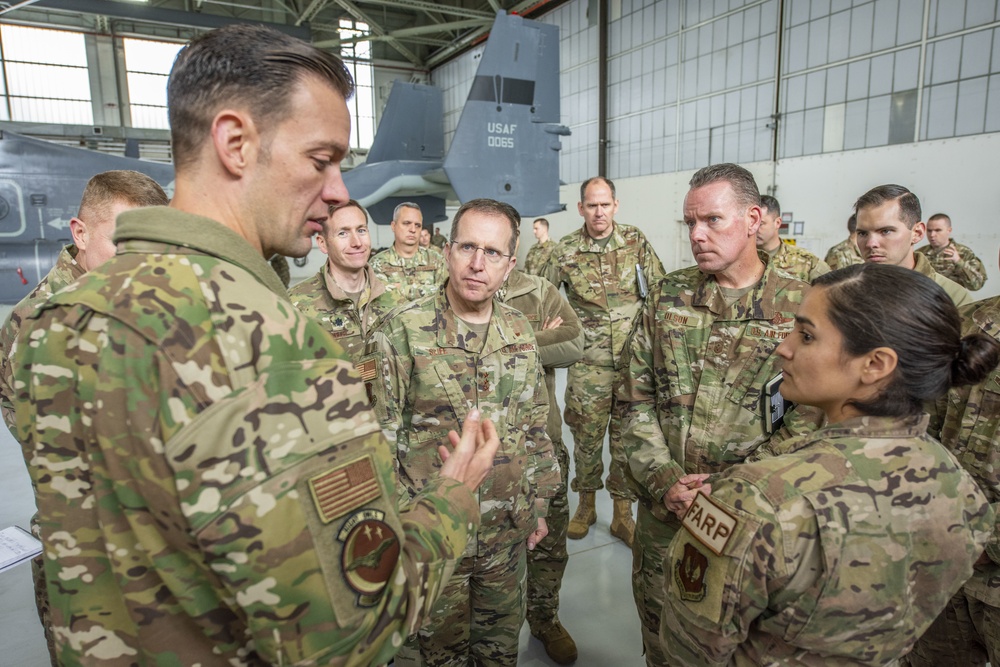 AFSOC commander, command chief visit 352nd SOW Airmen