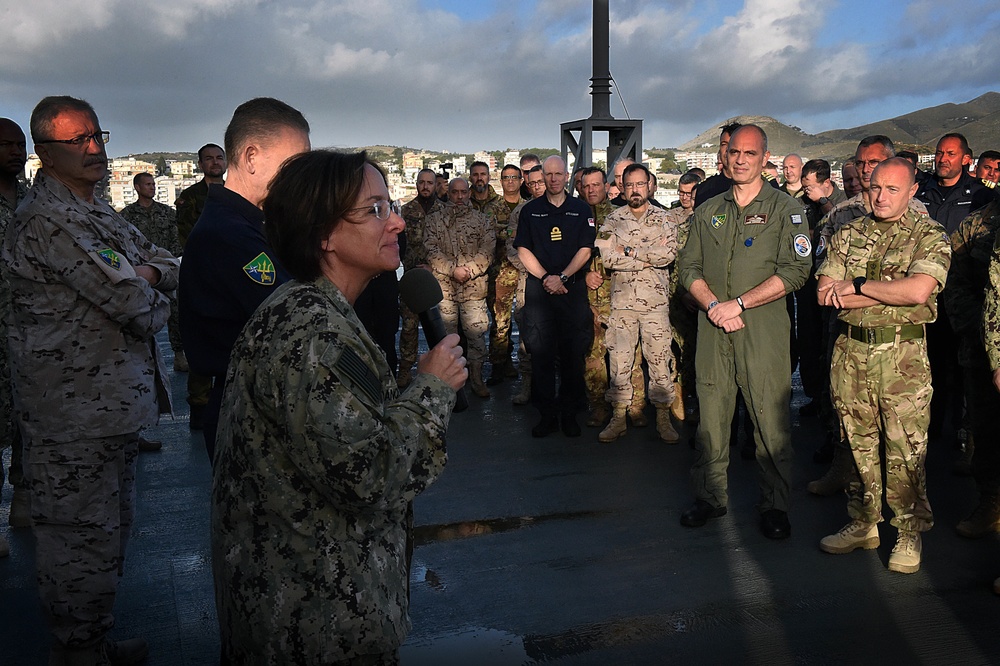 STRIKFORNATO Embarks USS Mount Whitney