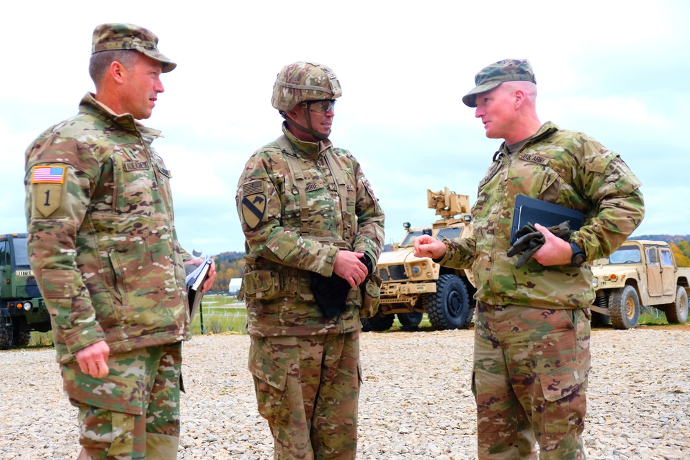Army Chief Information Officer visits 1ID FWD during Dragoon Ready 20 in Germany