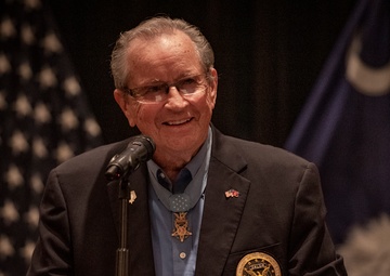 Medal of Honor recipient Maj. Gen. Patrick Brady
