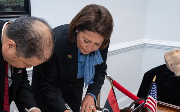 ICE returns 6th century BCE marble statue to Libya