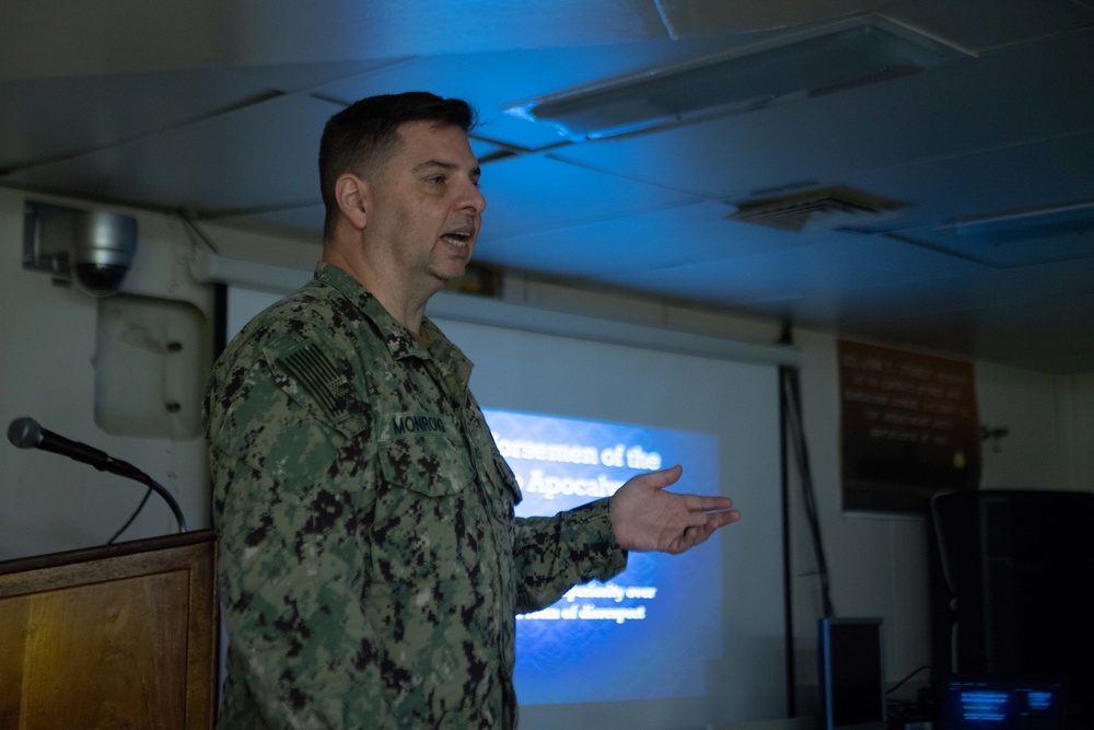 U.S. Sailor teaches a marriage enrichment course