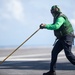 The aircraft carrier USS John C. Stennis (CVN 74) conducts carrier qualifications