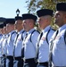 Keesler Airmen march/stand in formation