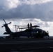 U.S. Sailors conduct preflight checks on an MH-60S Sea Hawk assigned to Helicopter Sea Combat Squadron (HSC) 6