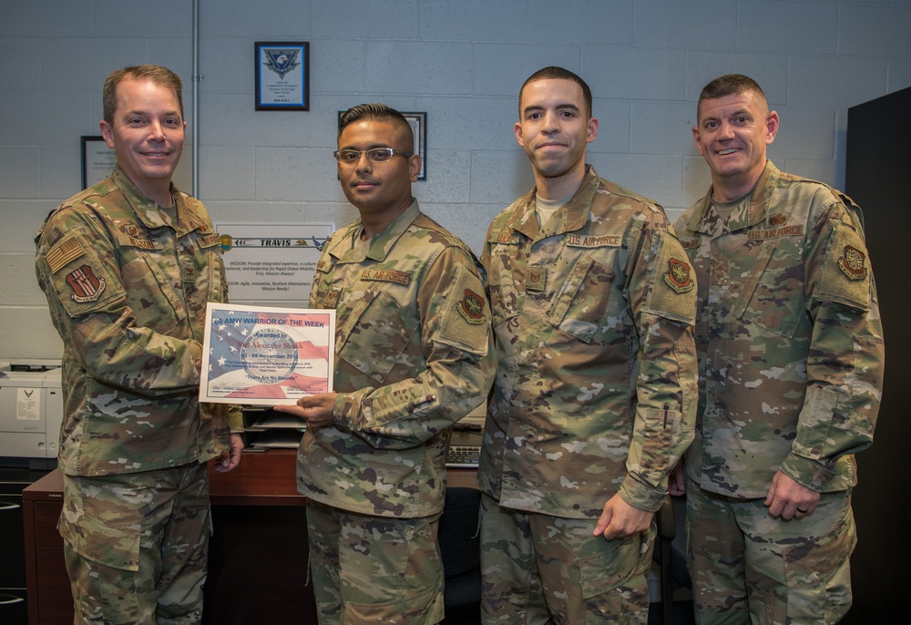 Travis Air Force Base Warrior of the Week