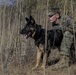 Working dog handlers conduct bite training scenarios