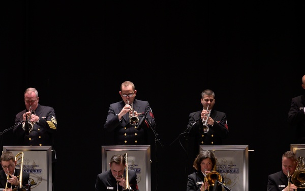 U.S. Navy Band Commodores Visit Bangor, ME