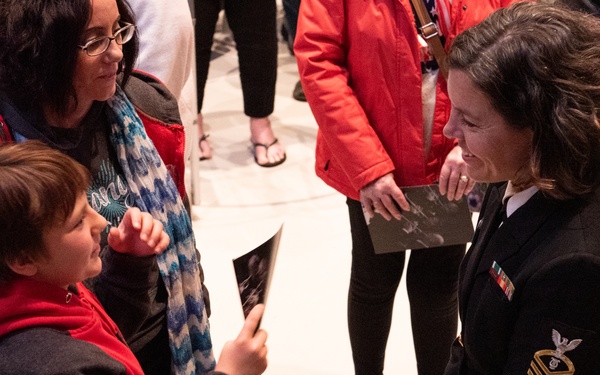 U.S. Navy Band Commodores Visit Bangor, ME