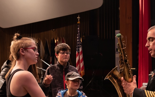 U.S. Navy Band Commodores Visit Bangor, ME