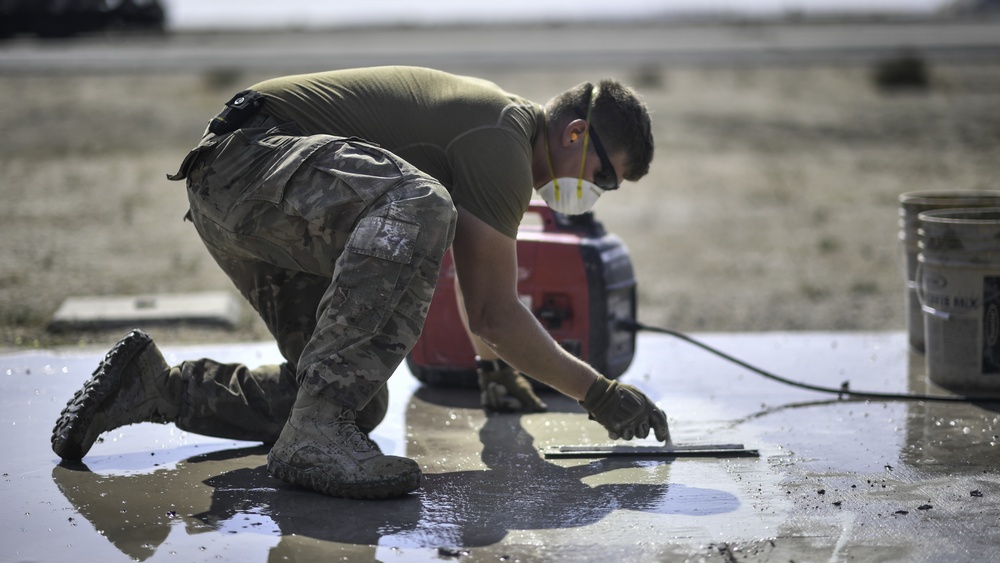 In your Boots: 386th Expeditionary Civil Engineer Squadron heavy equipment shop