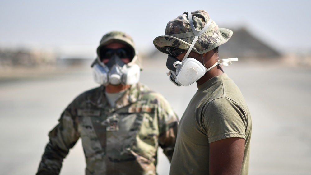 In your Boots: 386th Expeditionary Civil Engineer Squadron heavy equipment shop