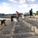 U.S. Marines clean up the environment