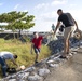 U.S. Marines clean up the environment