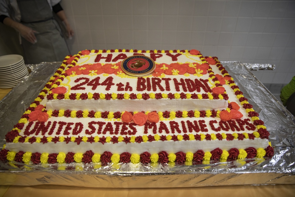 U.S. Marines celebrate the Marine Corps’ 244th Birthday
