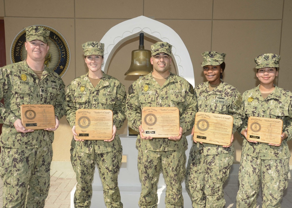 NSA Bahrain Announces Sailors of the Year and Quarter