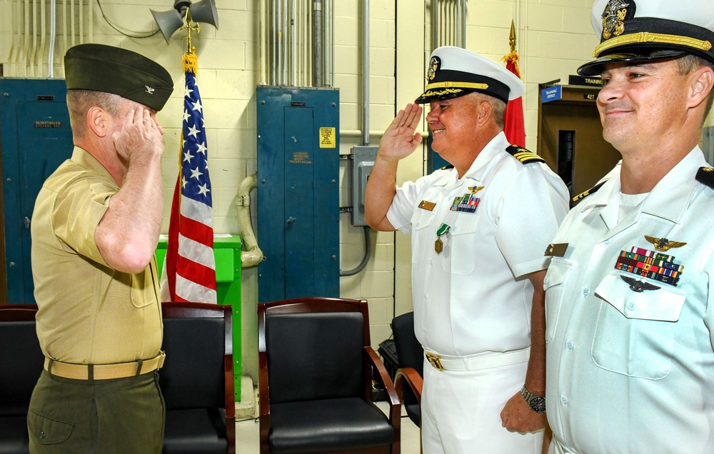 Fleet Readiness Center Southeast's Detachment Mayport Change of Charge Ceremony