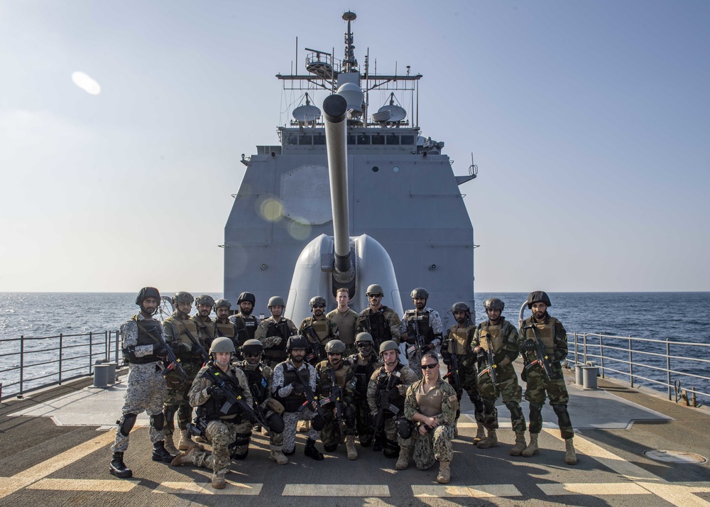 USS Normandy Participates In IMX 19
