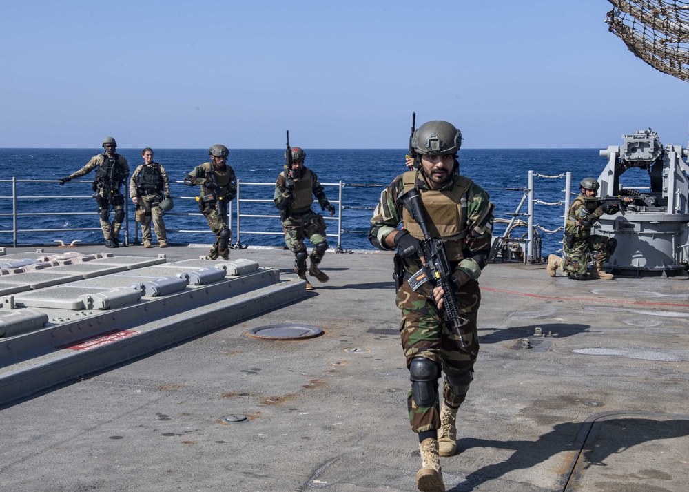 USS Normandy Participates In IMX 19