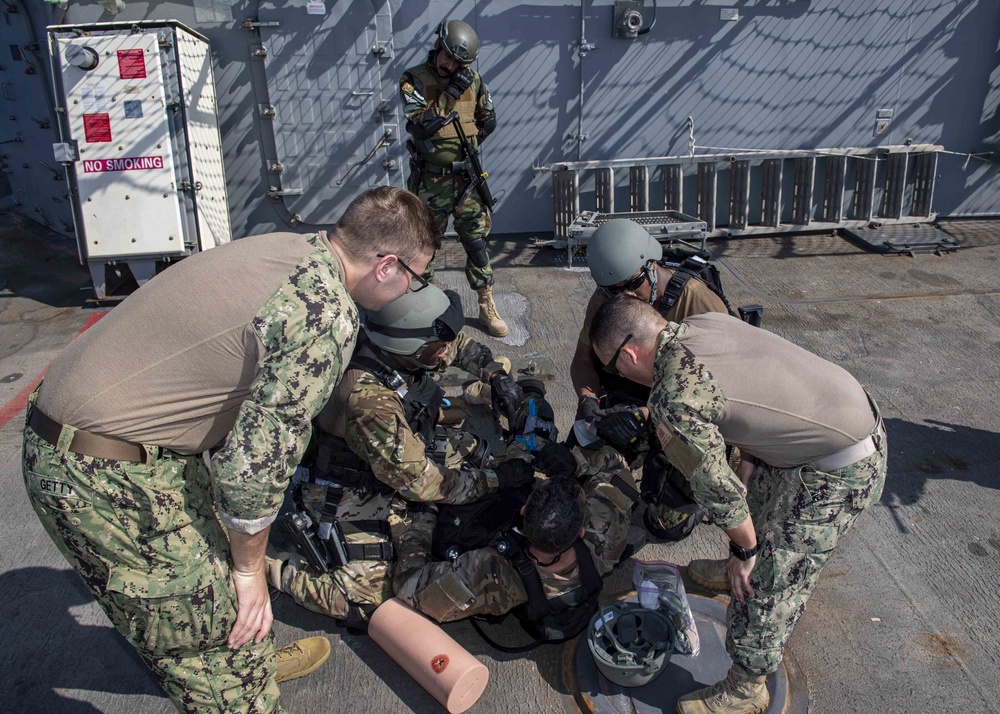 USS Normandy Participates In IMX 19