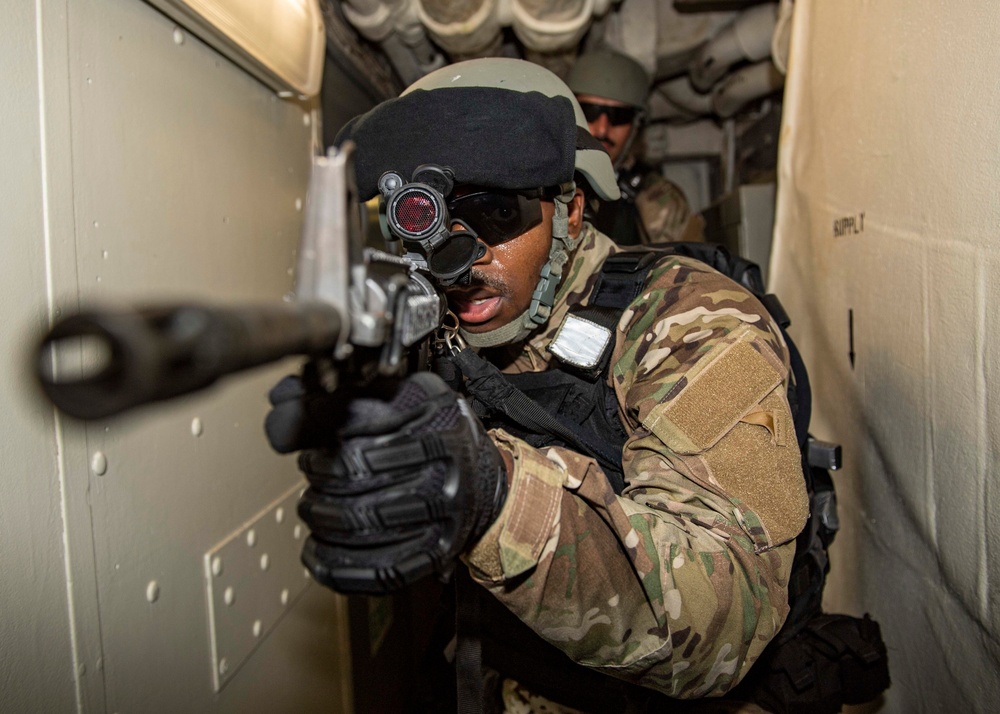 USS Normandy Participates In IMX 19