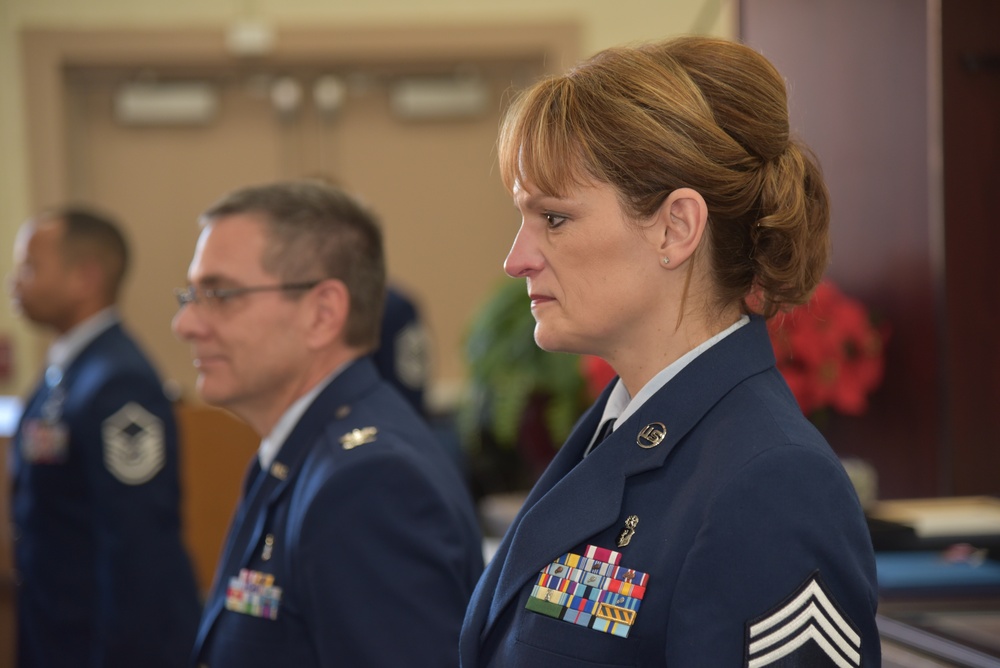 Horsham Air Guard Station says farewell to Chief Master Sergeant