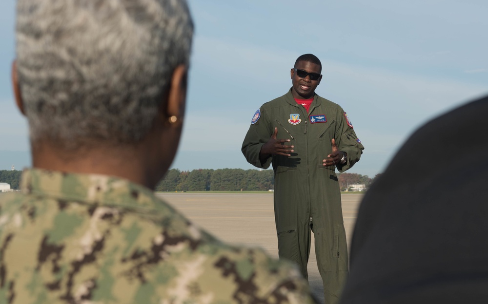 JCOC visits Langley Air Force Base