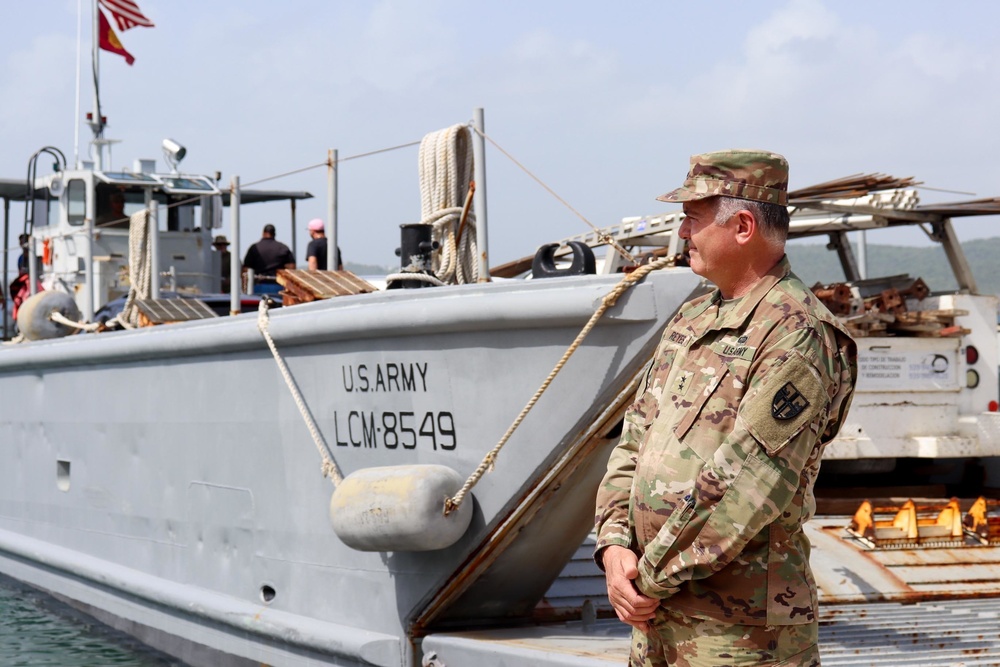 PRNG and its landing crafts brings support to the islands of Vieques and Culebra