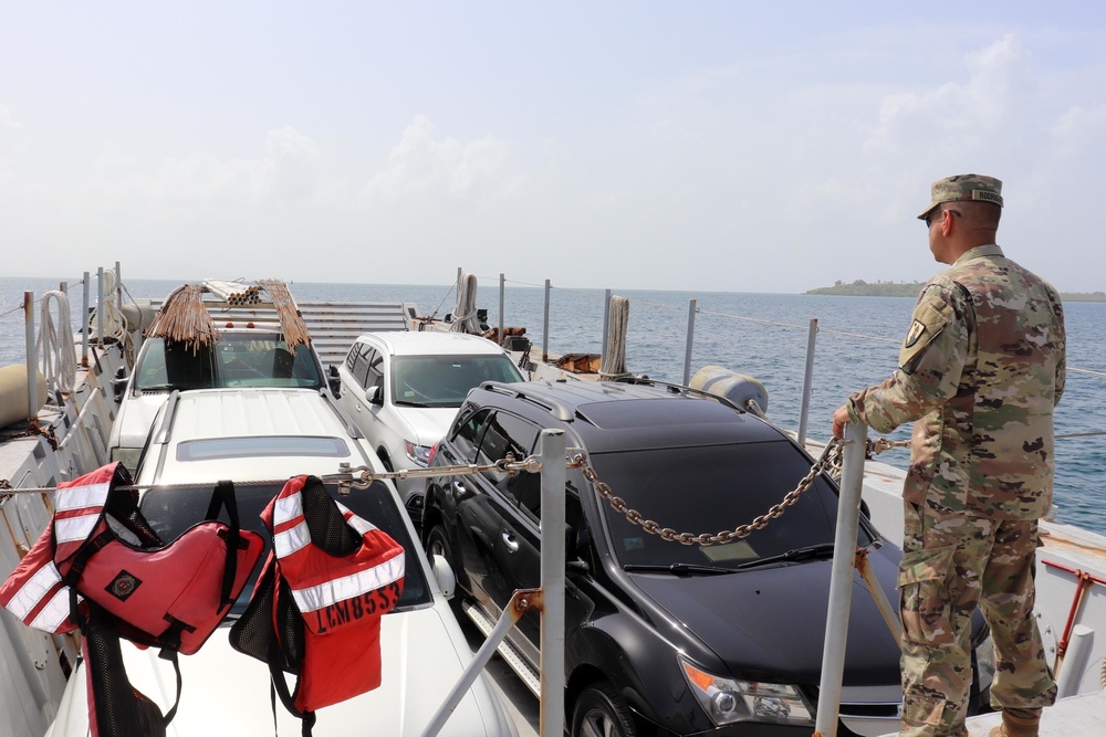 PRNG and its landing crafts brings support to the islands of Vieques and Culebra