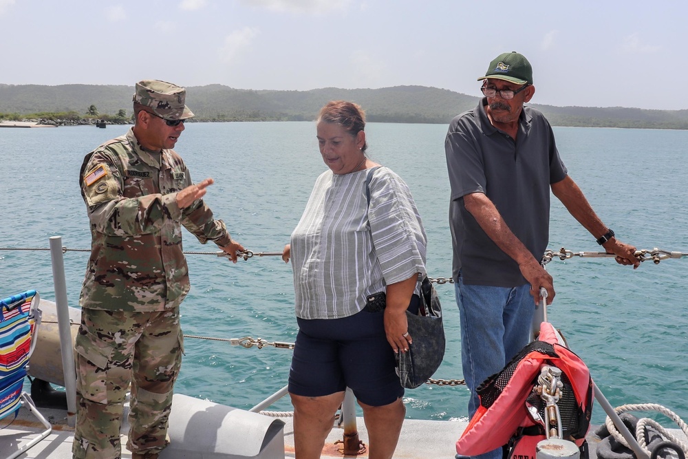 PRNG and its landing crafts brings support to the islands of Vieques and Culebra