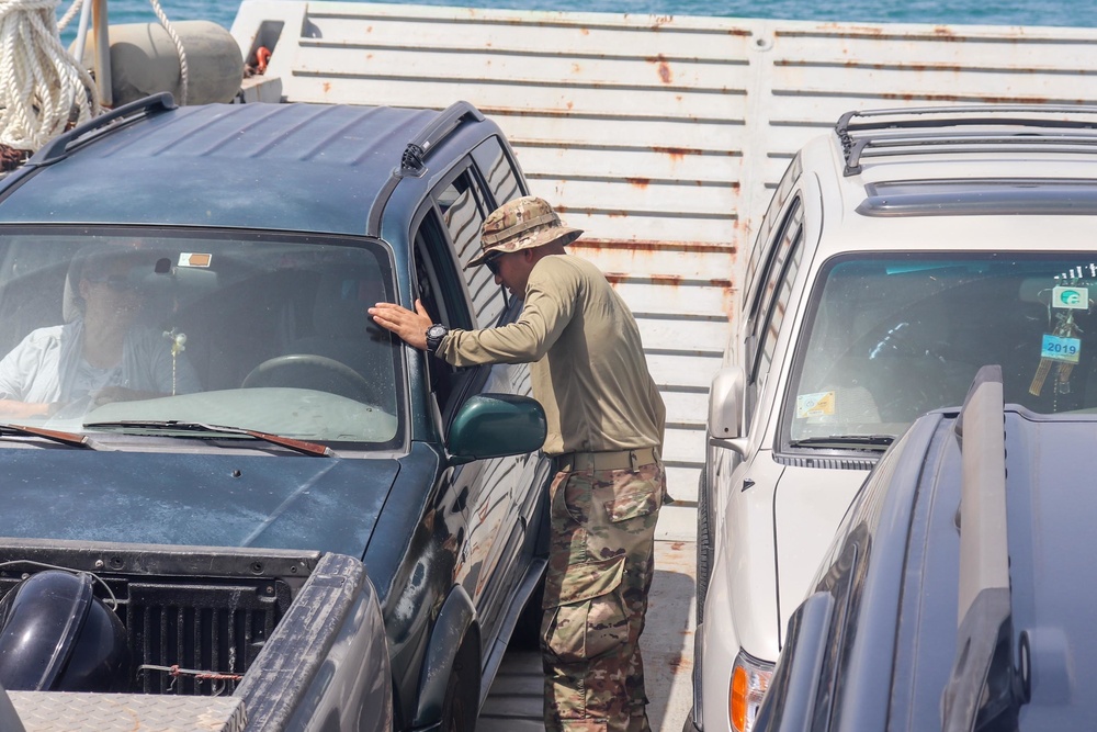 PRNG and its landing crafts brings support to the islands of Vieques and Culebra