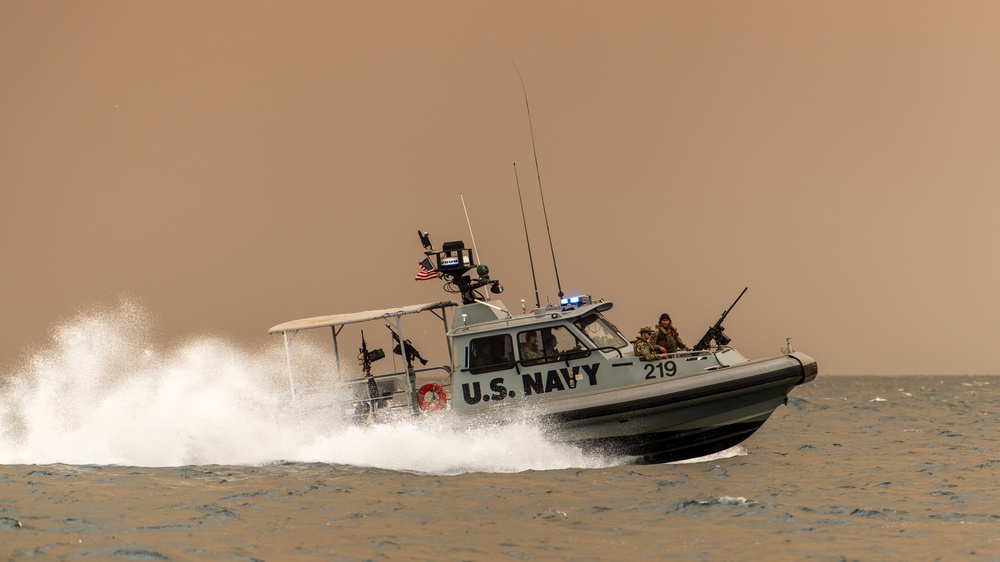 CRS-1 transits through dust storm