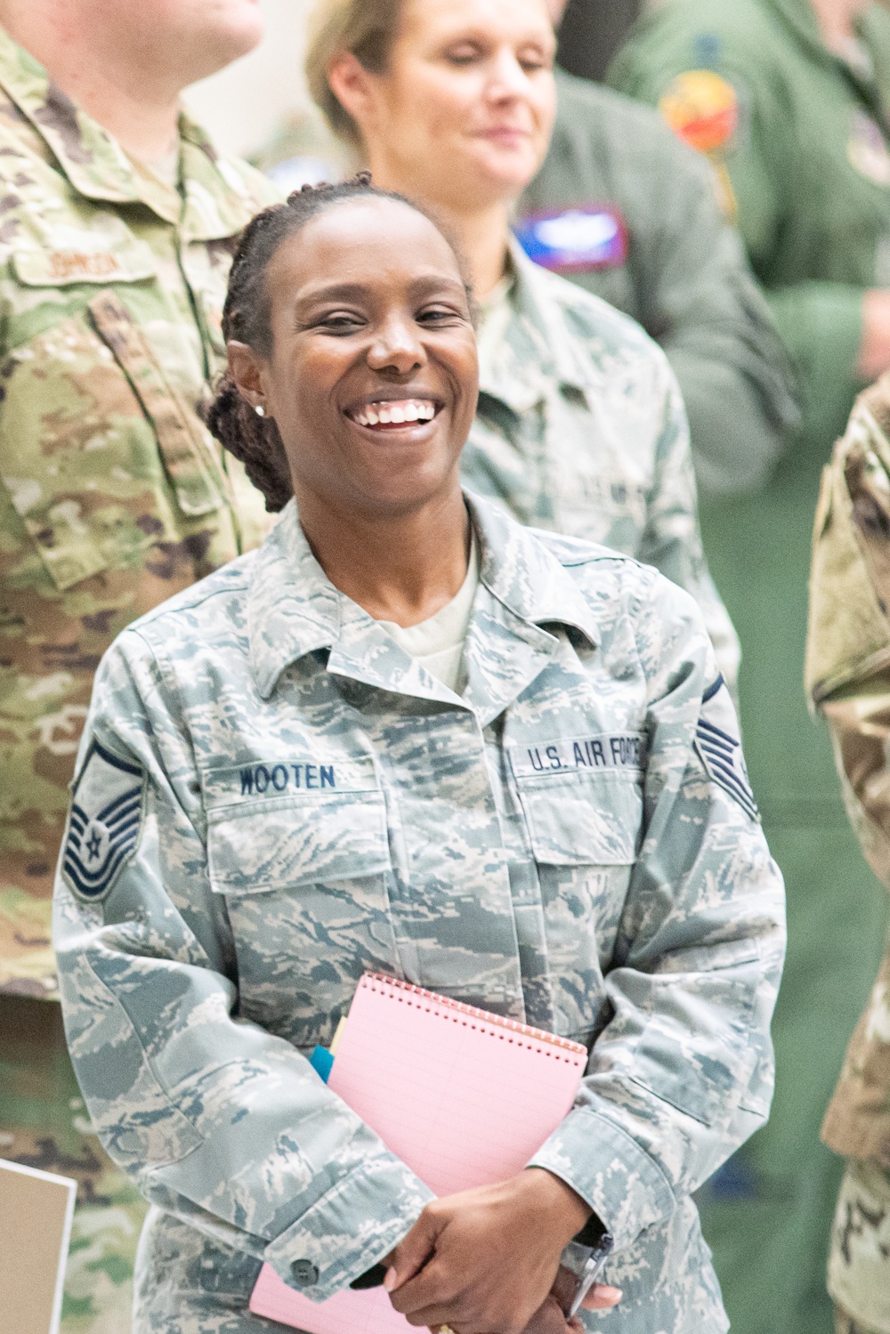 Missouri Airmen conduct a Resilience Tactical Pause