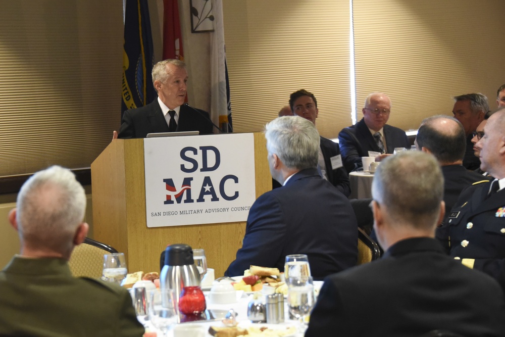 Vice Admiral Conn Delivers Remarks at SDMAC