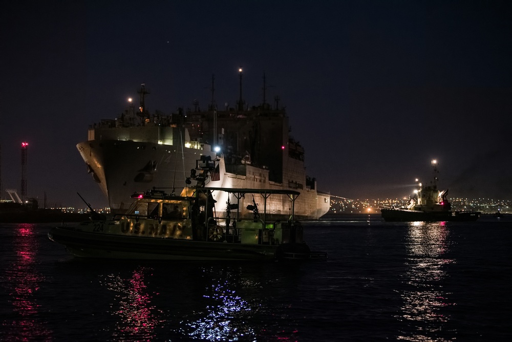 CRS-1 provides ATFP for USNS Cesar Chavez