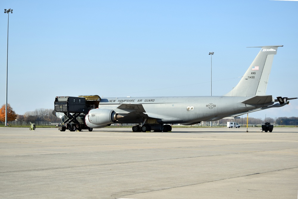 Loading Equipment into a KC-135