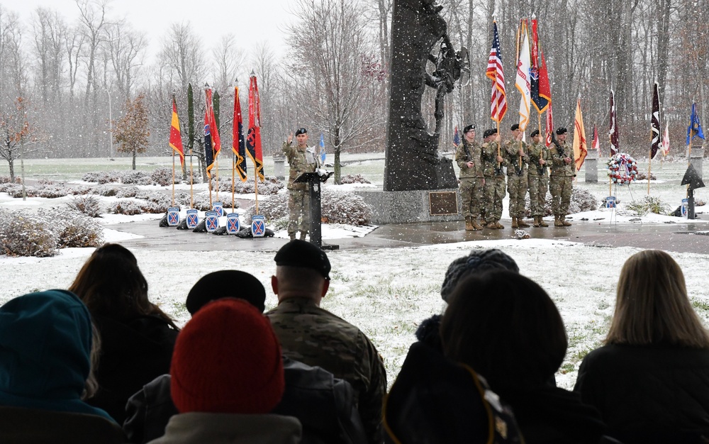 Fort Drum, North Country community members honor veterans during wreath-laying ceremony