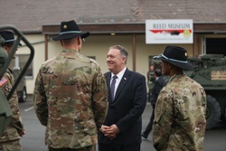 Secretary of State Mike Pompeo visits 2CR [Image 2 of 10]