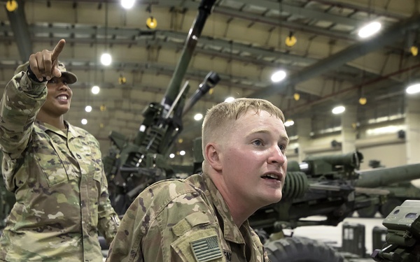 Howitzer work at APS-5