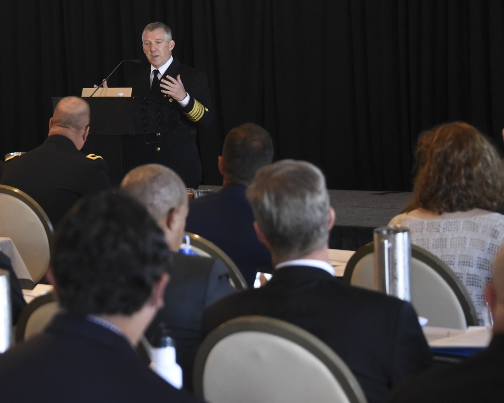 Vice Admiral Conn Speaks at Senior Leadership Seminar