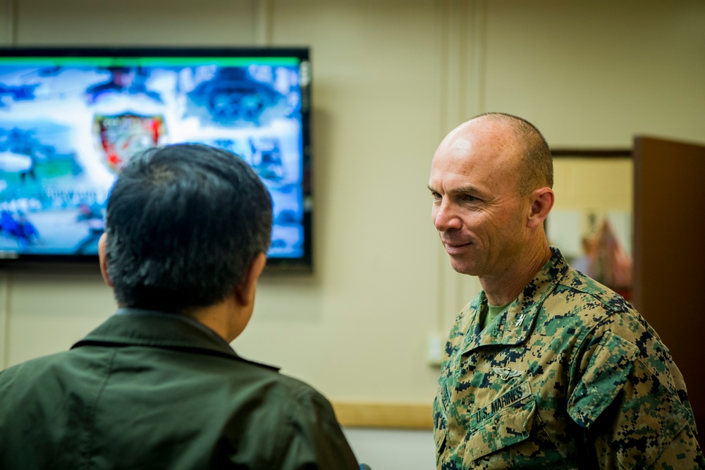 MCAS Futenma holds base visit for Republic of Korea journalists