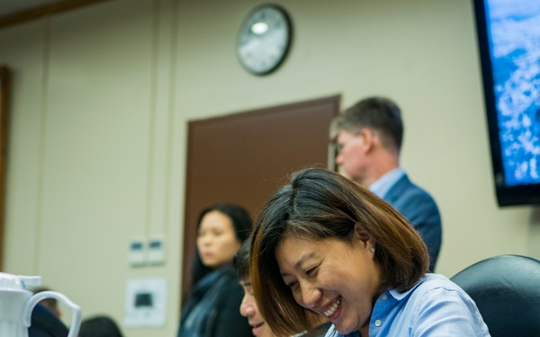 MCAS Futenma holds base visit for Republic of Korea journalists