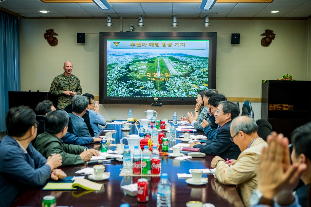 MCAS Futenma holds base visit for Republic of Korea journalists